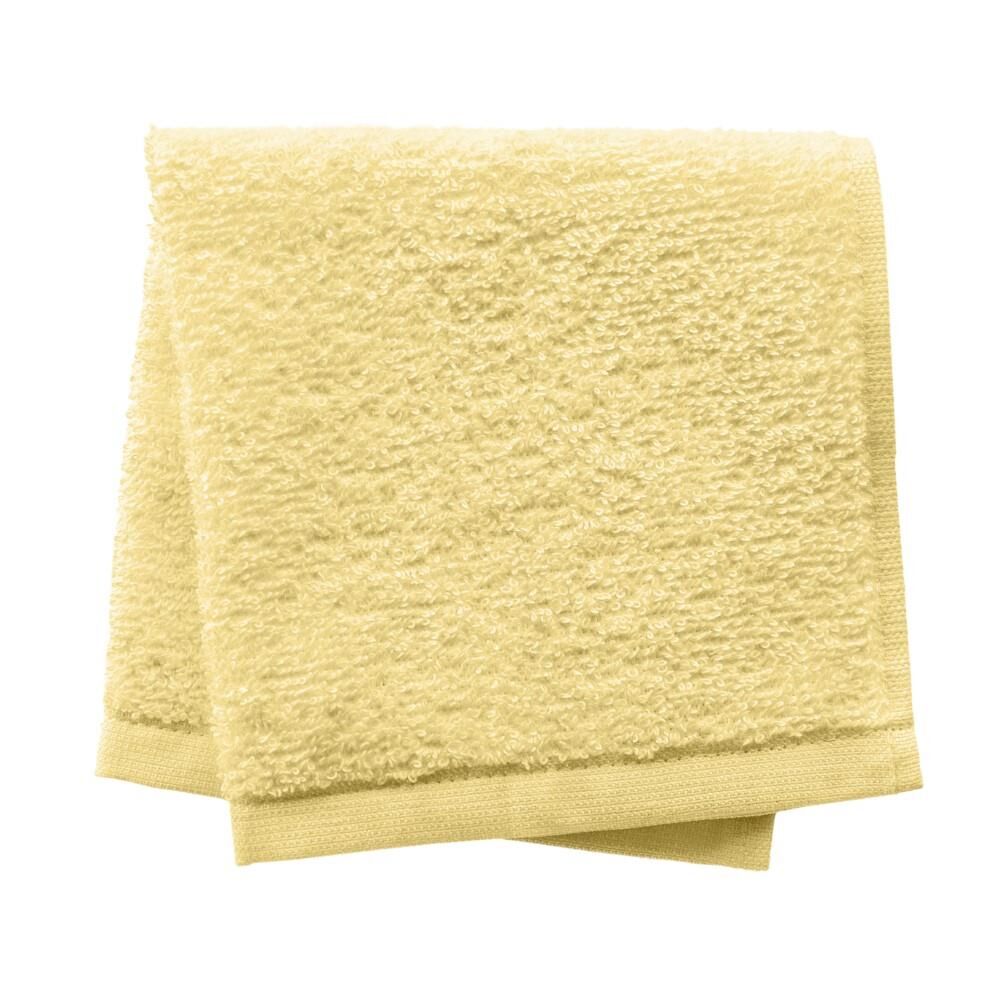 Linens Limited 100% Turkish Cotton Face Cloth, Lemon
