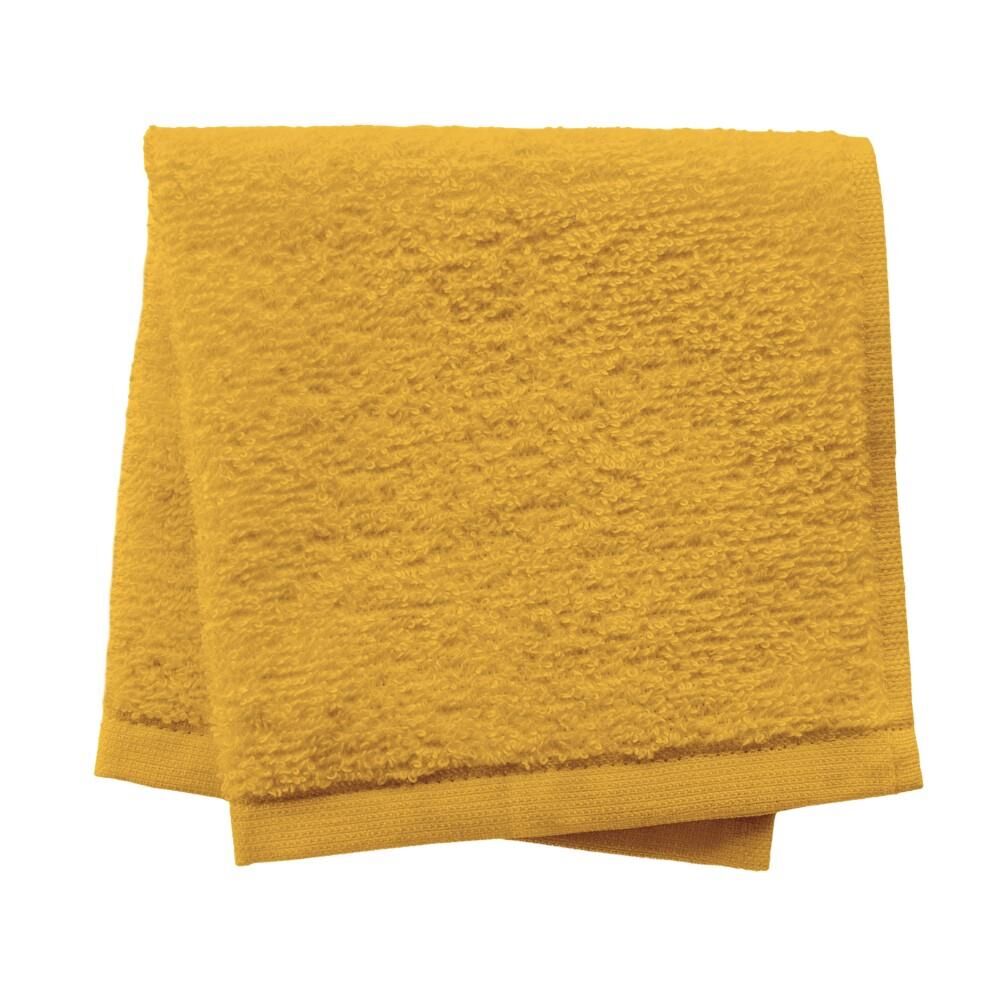 Linens Limited 100% Turkish Cotton Face Cloth, Ochre