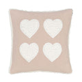 Catherine Lansfield Cosy Heart Sherpa Fleece Cushion Cover