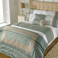Riva Home Sophia Leaf Pleats Duvet Cover Set