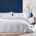 Bianca Malmo Tufted Bands 100% Cotton Duvet Cover Set