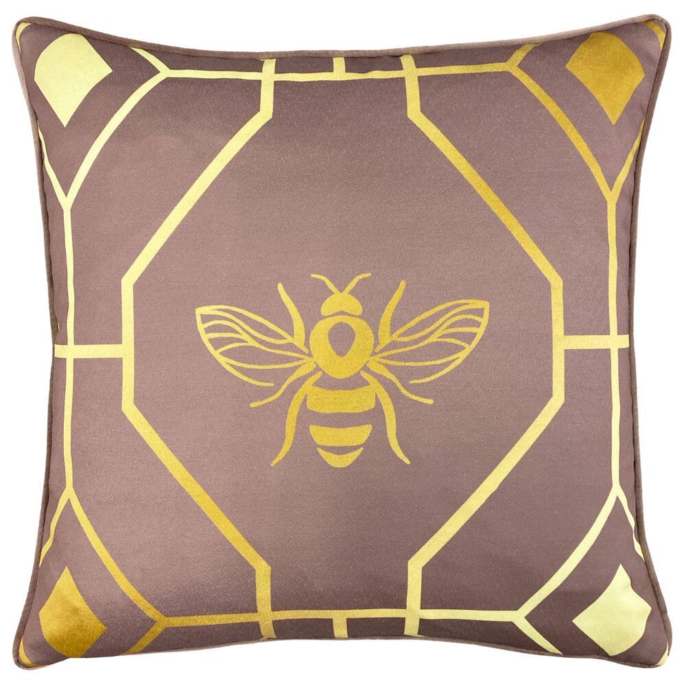 Furn Bee Deco Print Piped Edge Cushion Cover