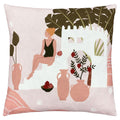 Furn Nalani Riad Moroccan Print Cushion Cover, Sand, 50 x 50 Cm