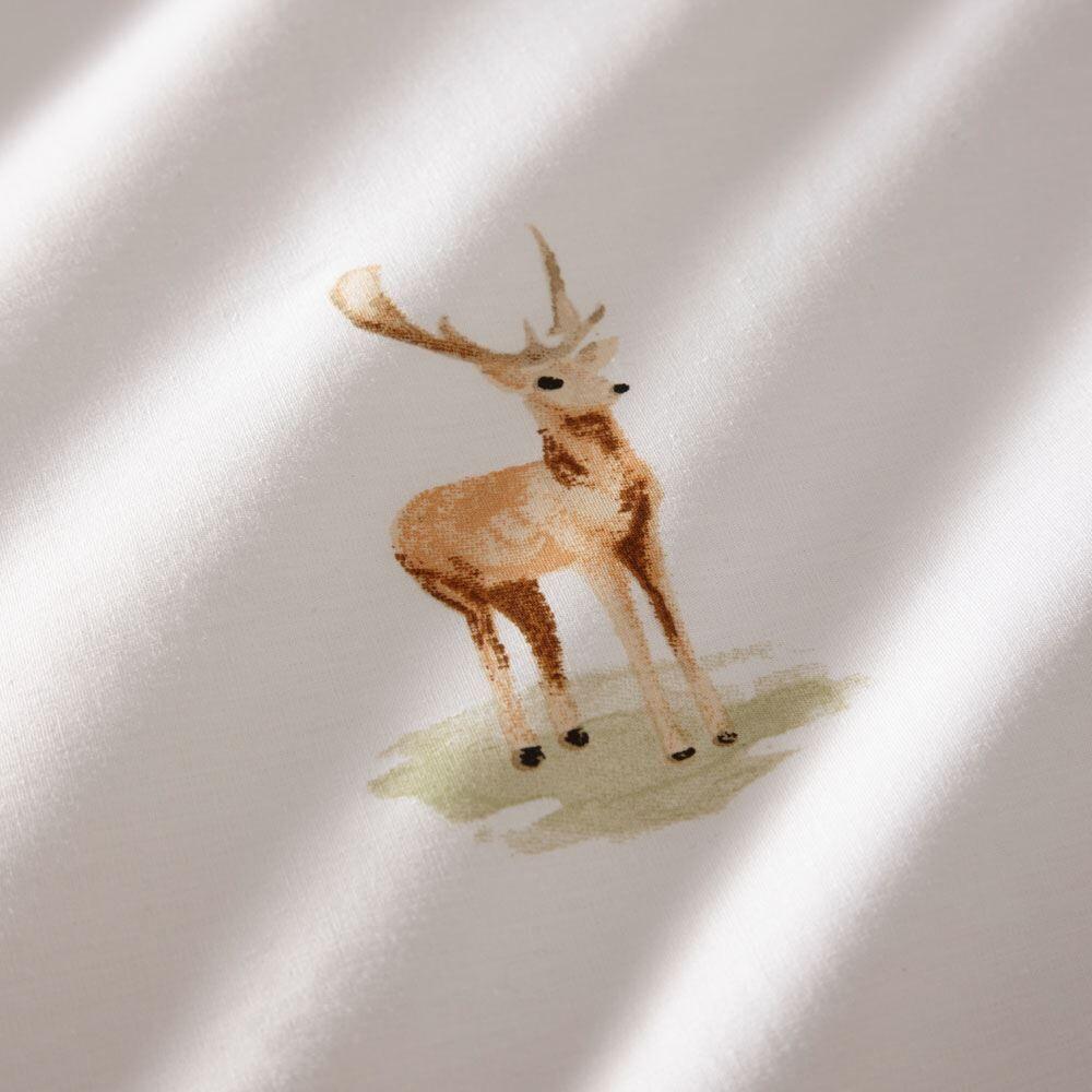 Portfolio Home Deers Print 100% Cotton Duvet Cover Set