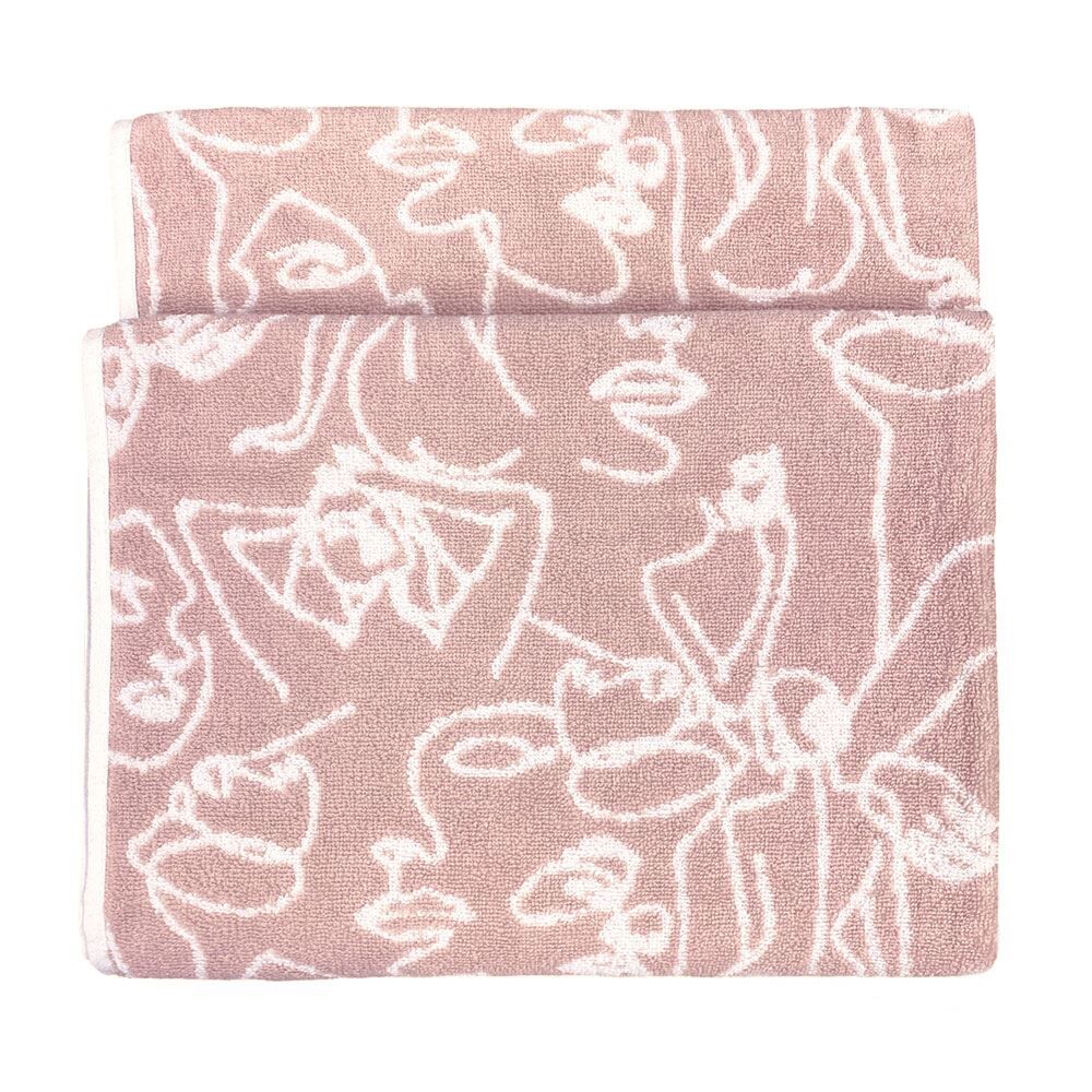 Furn Everybody Abstract 100% Cotton Jacquard Bath Towel