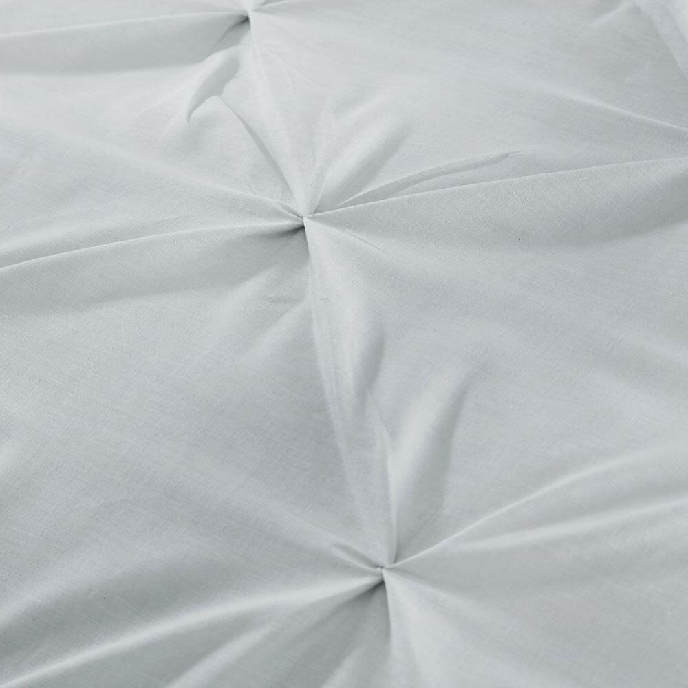 Serene Lara Ruched Easy Care Duvet Cover Set