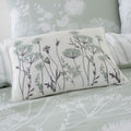 Catherine Lansfield Meadowsweet Floral Print Piped Edge Filled Cushion