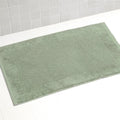 Linens Limited 100% Turkish Cotton Bath Mat, Light Green