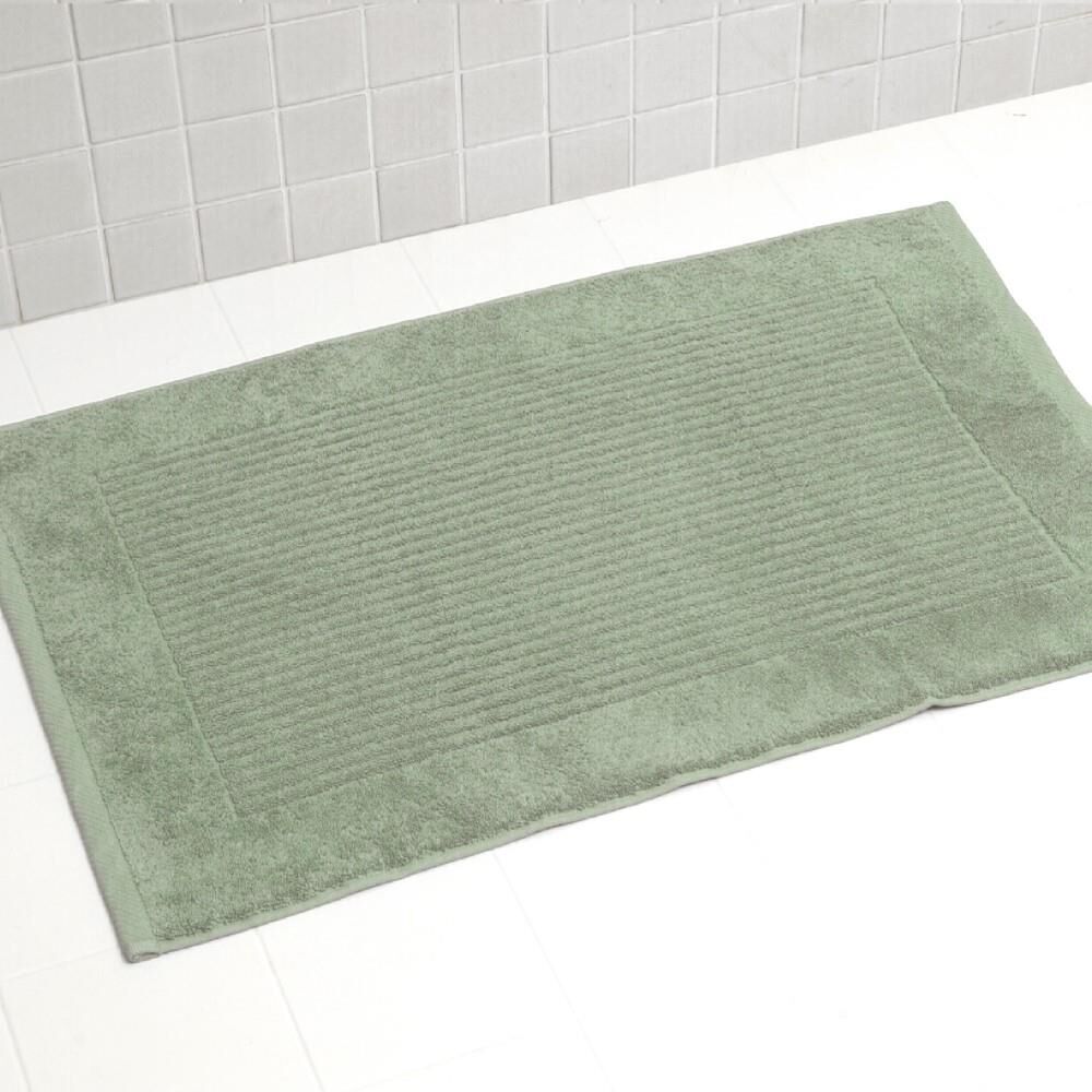Linens Limited 100% Turkish Cotton Bath Mat, Light Green