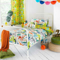 Little Big Cloud Jungletastic Print Reversible Duvet Cover Set, Multi
