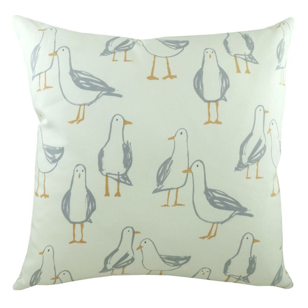 Evans Lichfield Marine Seagulls 100% Cotton Cushion Cover