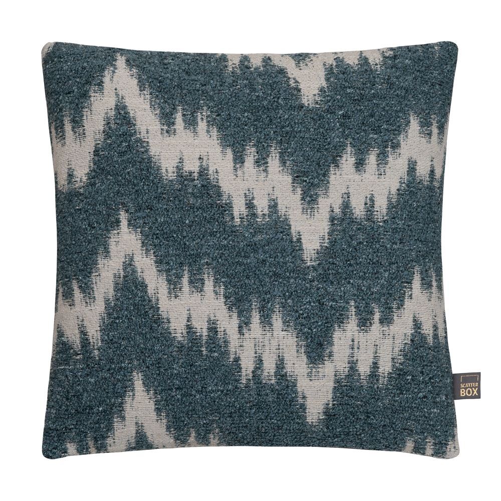 Scatter Box Oscar Abstract Woven Textured Feather Filled Cushion