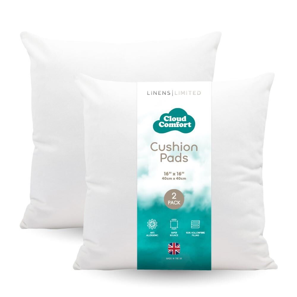 Linens Limited Cloud Comfort Non-Allergenic Polyester Cushion Inner Pads