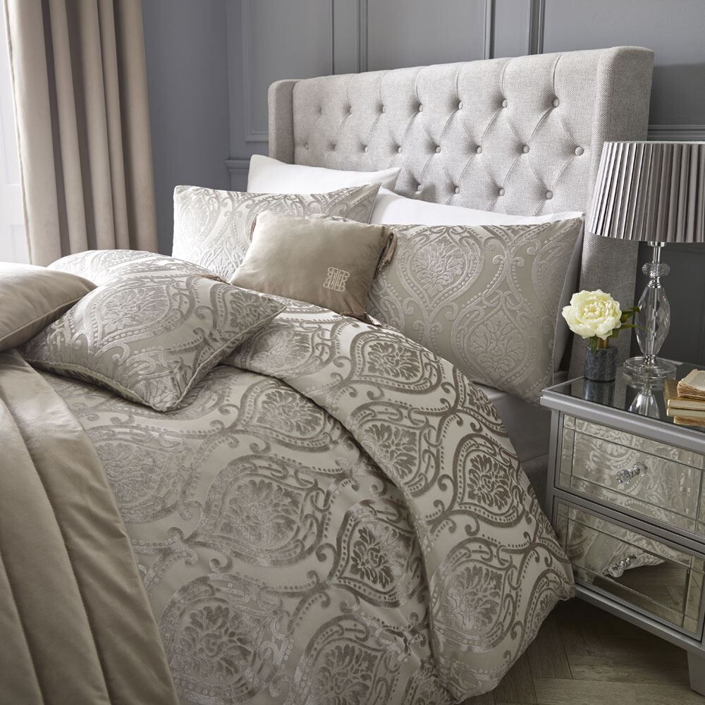 Laurence Llewelyn Bowen Marquessa Damask Jacquard Filled Cushion