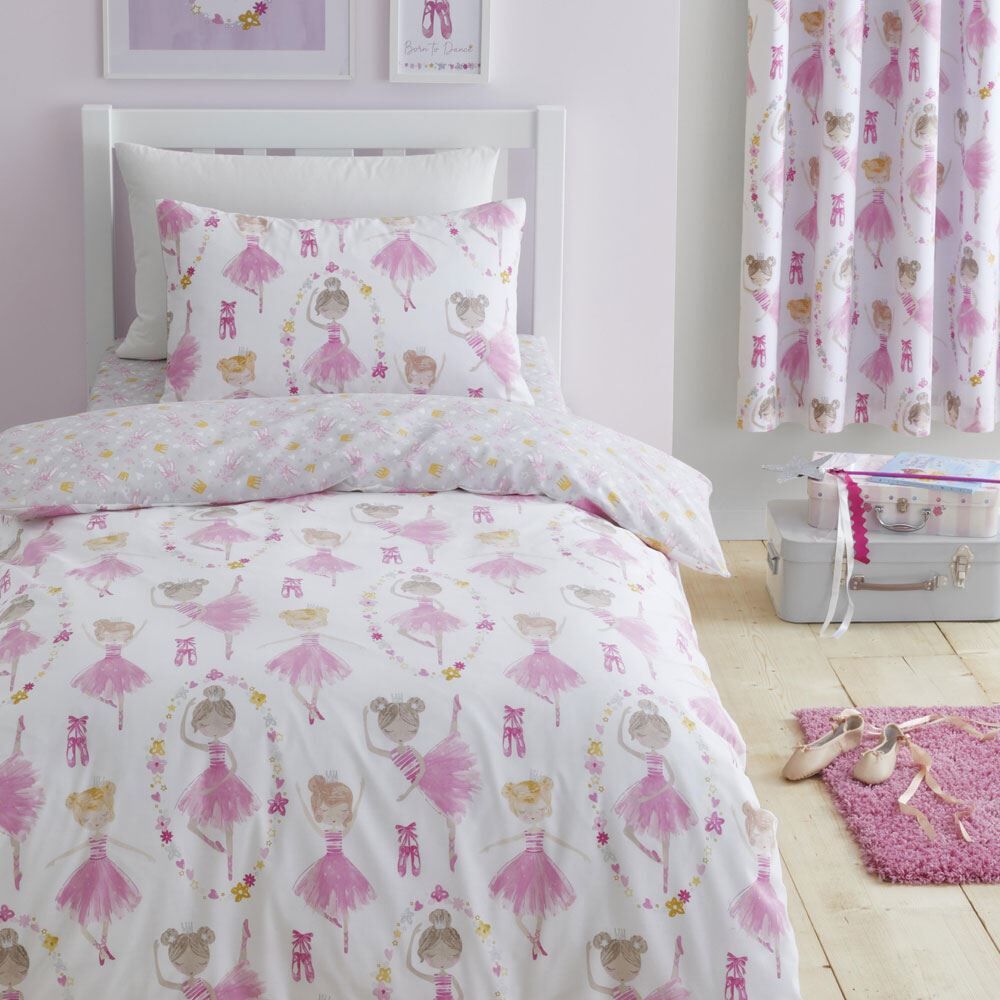 Bedlam Kids Ballet Dancer Print Duvet Cover Set