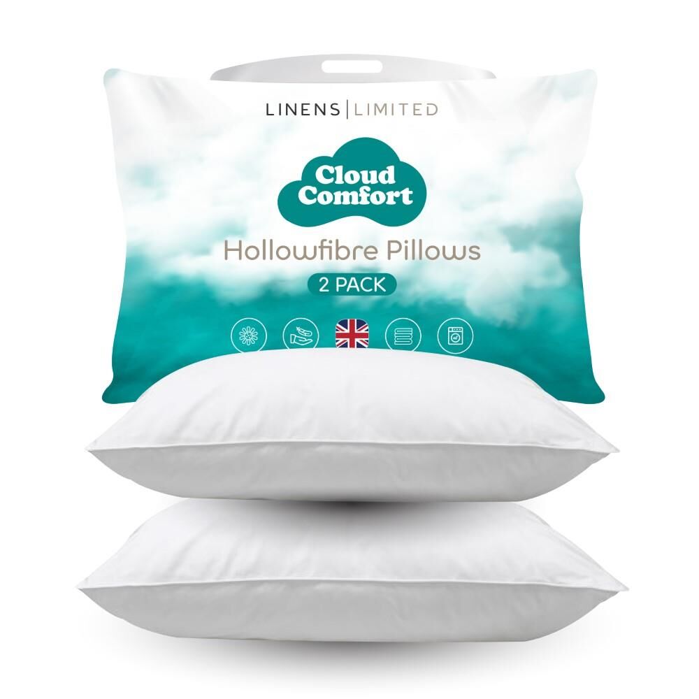 Linens Limited Cloud Comfort Non-Allergenic Hollowfibre Pillows