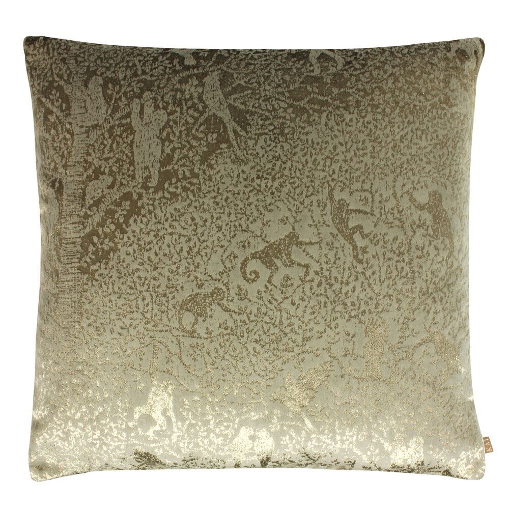 Kai Tilia Jungle Print Velvet Cushion Cover