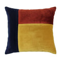 Scatter Box Turner Velour Feather Filled Cushion, Rust/Navy, 43 x 43 Cm