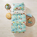 Little Furn Love Our Earth Animal Print 100% Cotton Reversible Duvet Cover Set
