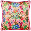 Kate Merritt Paisley Blooms Floral Print Piped Edge Cushion Cover, Multi, 50 x 50 Cm