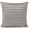 Riva Home Kismet Beaded Embellished Cushion Cover, Grey, 50 x 50 Cm