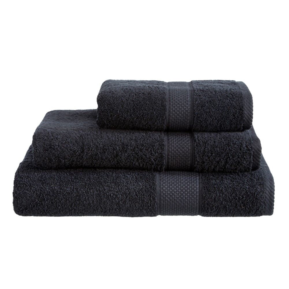 Linens Limited 100% Turkish Cotton Jumbo Bath Sheet, Black