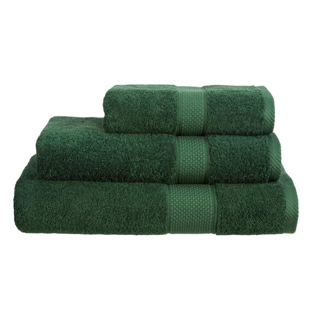 Linens Limited 100% Turkish Cotton Jumbo Bath Sheet, Forest Green