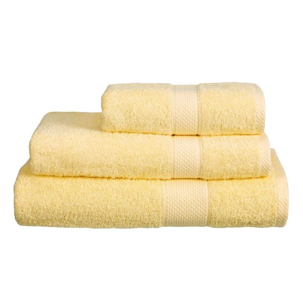 Linens Limited 100% Turkish Cotton Jumbo Bath Sheet, Lemon